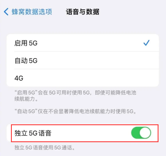 巫山苹果14维修分享iPhone 14 Pro如何开启VoNR 