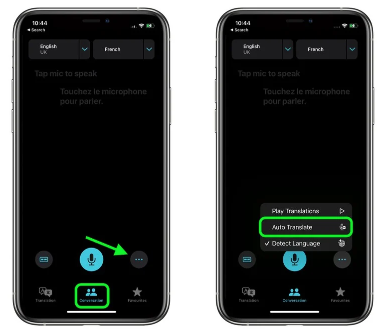 巫山苹果手机维修分享iOS 15 “翻译” App 新改进 